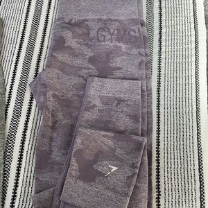 Gymshark camo seamless